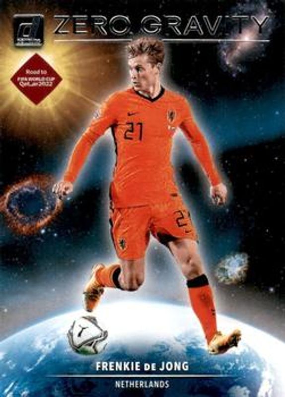 Frenkie de Jong 2021 Donruss #5 Zero Gravity RAW