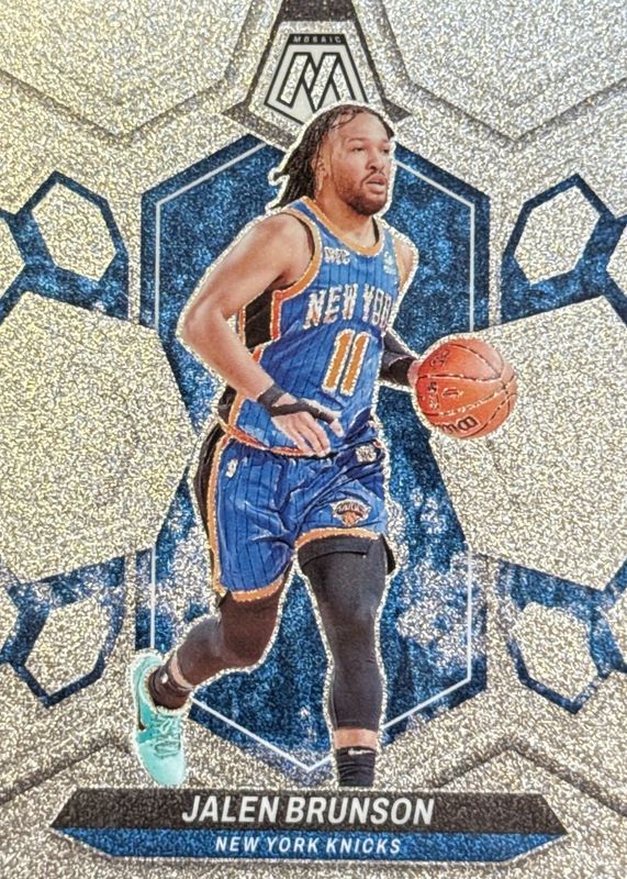 Jalen Brunson 2023 Mosaic #67 Glitter /(SSP) RAW