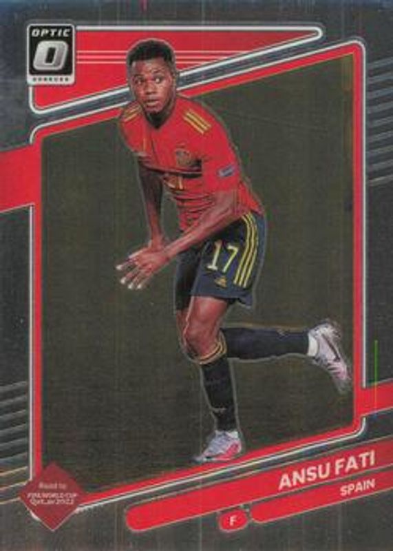 Ansu Fati 2021 Donruss #146 Optic RAW