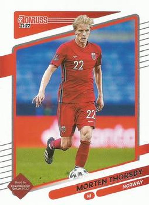 Morten Thorsby 2021 Donruss #105 Base RAW