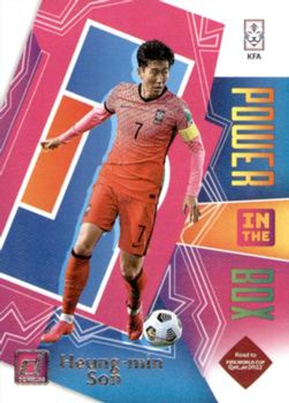 Heung-Min Son 2021 Donruss #17 Power in the Box RAW
