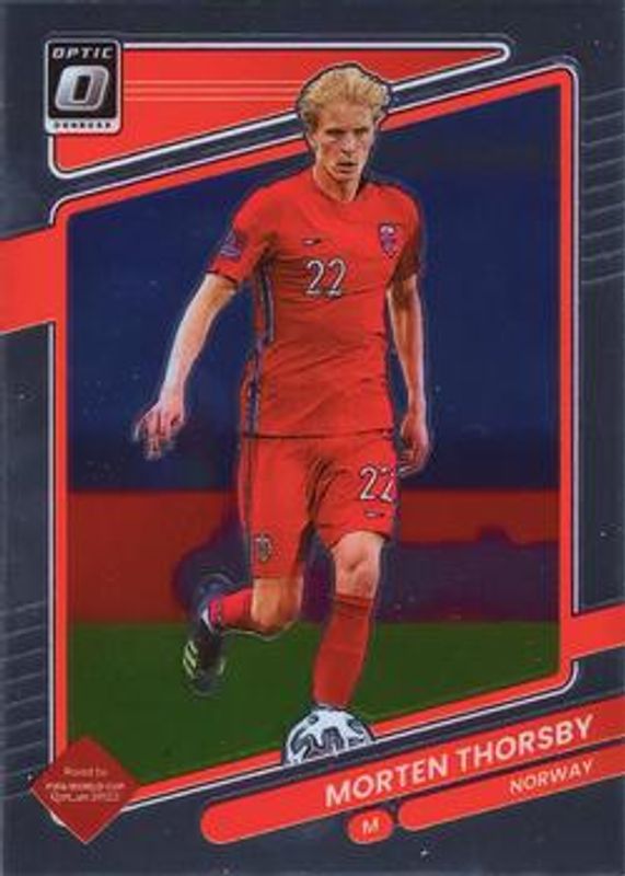 Morten Thorsby 2021 Donruss #105 Optic RAW