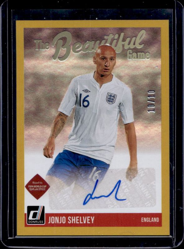 2021 Donruss #BG-JSH Beautiful Game Autographs - Gold /10