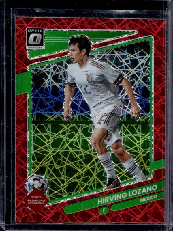 Hirving Lozano 2021 Donruss #89 Optic - Red Velocity RAW