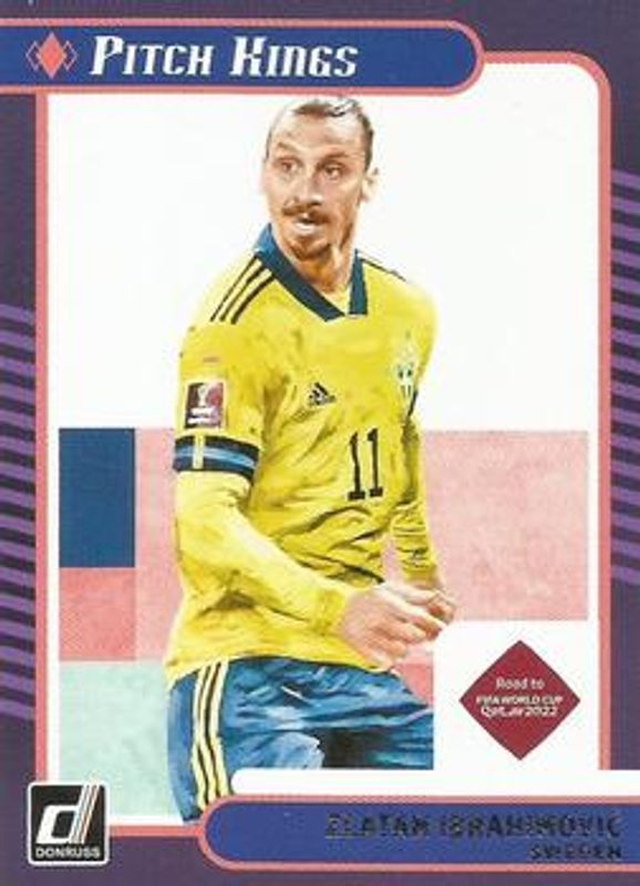 Zlatan Ibrahimovic 2021 Donruss #7 Pitch Kings RAW