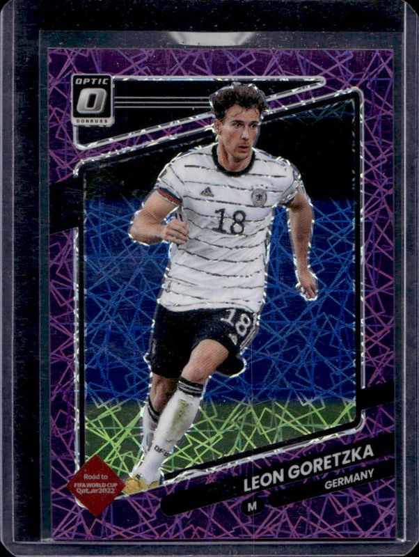 Leon Goretzka 2021 Donruss #69 Holo Purple Laser /99 RAW