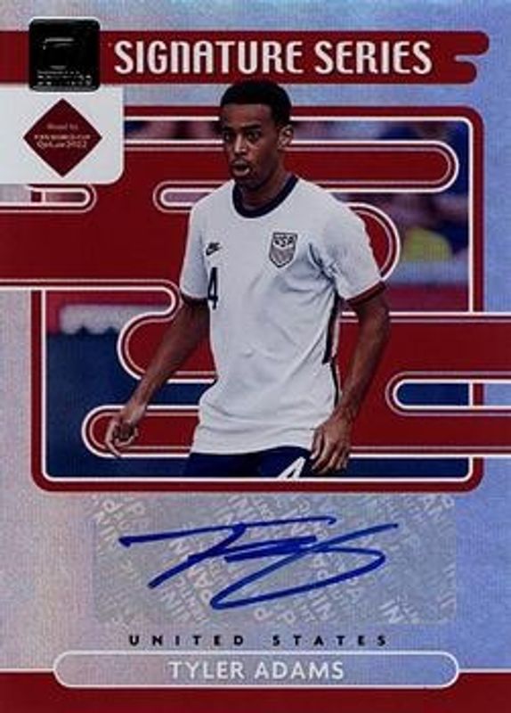Tyler Adams 2021 Donruss #SS-TA Signatures Series RAW