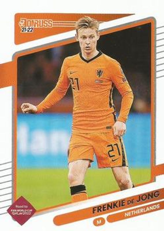 Frenkie de Jong 2021 Donruss #93 Base RAW