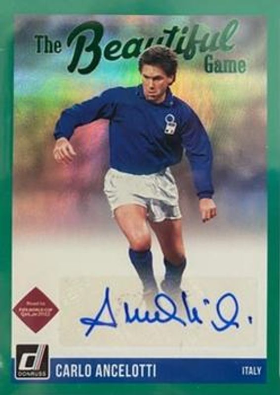 2021 Donruss #BG-CA Beautiful Game Autographs - Green