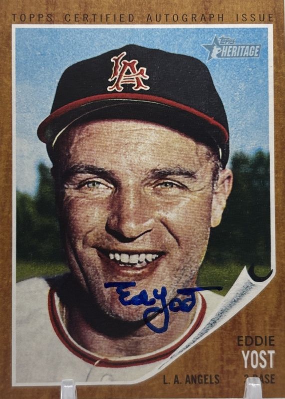 2011 Topps Heritage #ROA-EY Real One Autographs