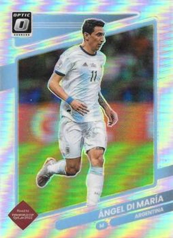 Angel Di Maria 2021 Donruss #8 Optic - Holo RAW