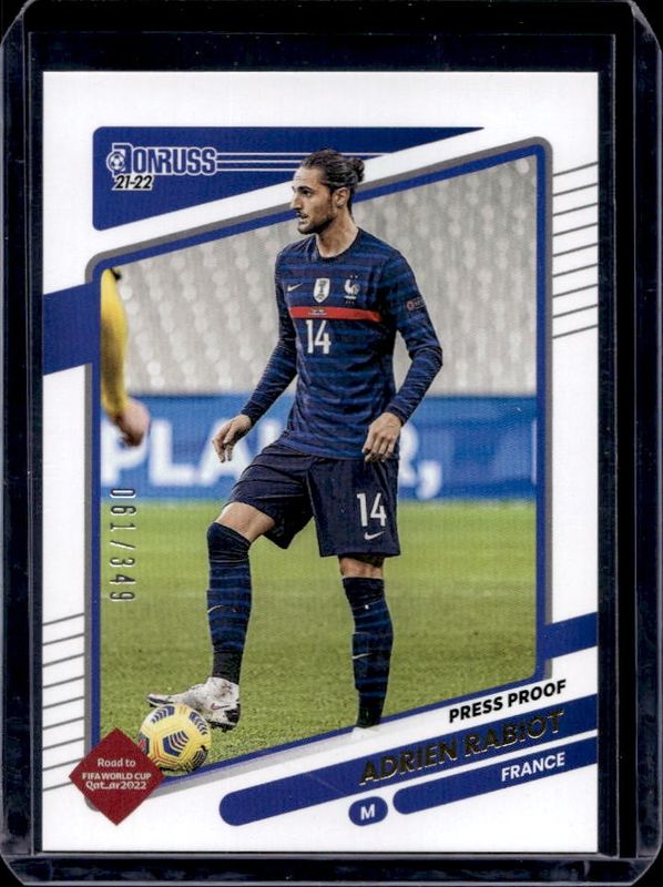 2021 Donruss #62 Press Proof Gold /349