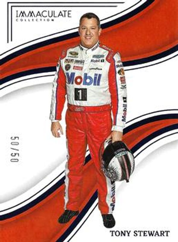 Tony Stewart 2023 Chronicles NASCAR #78 Immaculate - Blue /50 RAW