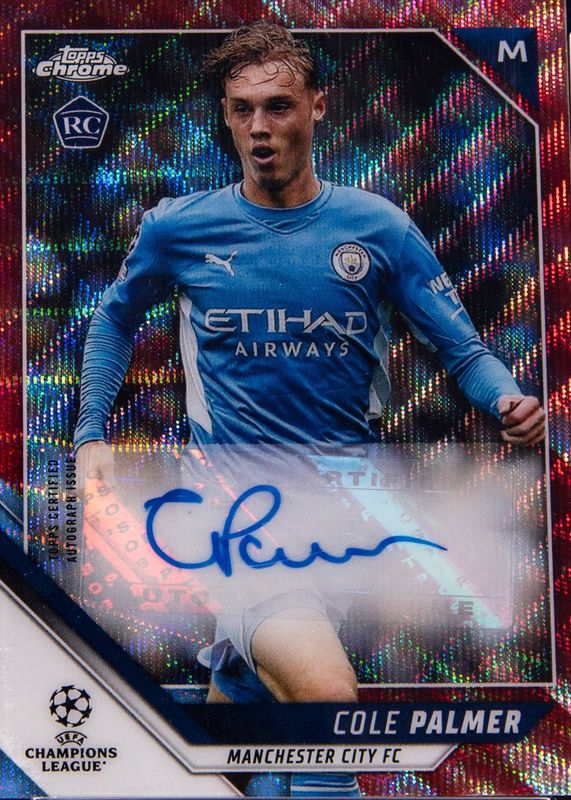2021 Topps Chrome UEFA Champions League #CA-CP Autographs - Red Wave Refractor /5