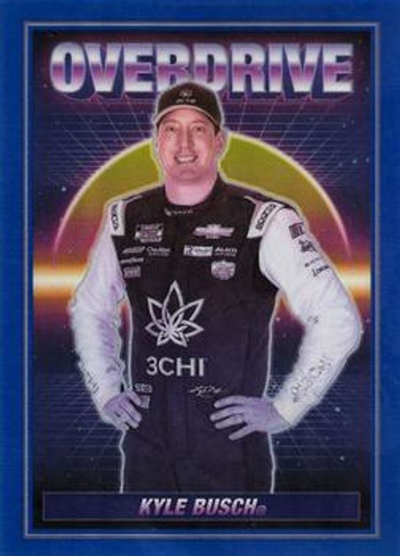 Kyle Busch 2023 Chronicles NASCAR #17 Overdrive - Blue /199 RAW