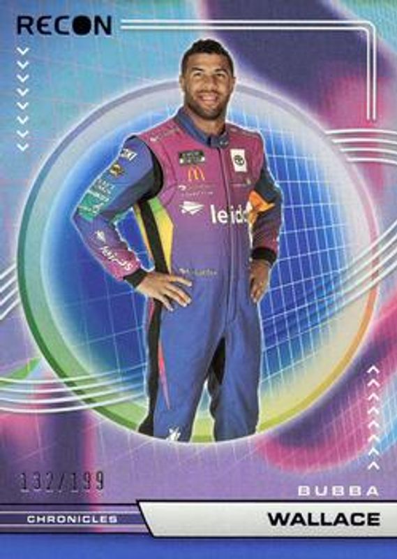 Bubba Wallace 2023 Chronicles NASCAR #14 Recon - Blue /199 RAW