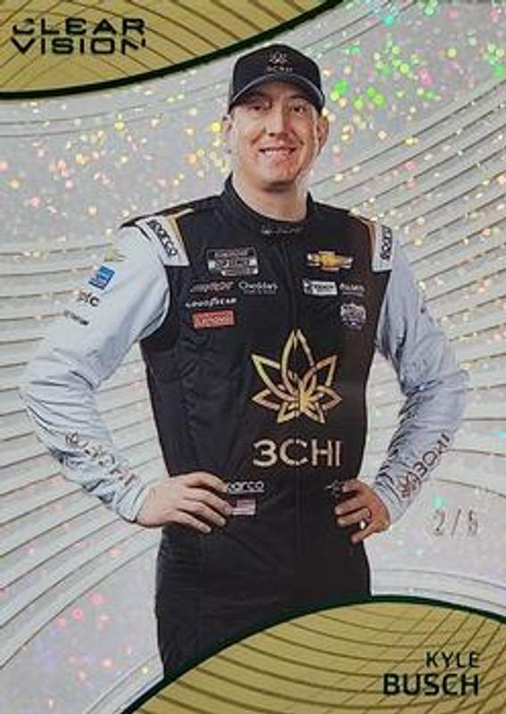 Kyle Busch 2023 Chronicles NASCAR #17 Clear Vision - Green /5 RAW
