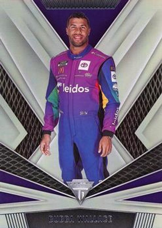 Bubba Wallace 2023 Chronicles NASCAR #8 Titanium RAW