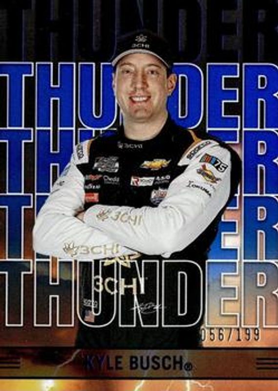 Kyle Busch 2023 Chronicles NASCAR #5 Thunder - Blue /199 RAW