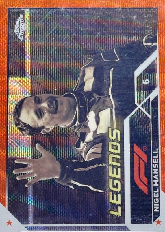2023 Topps Chrome Formula 1 #197 Orange Wave Refractor /25
