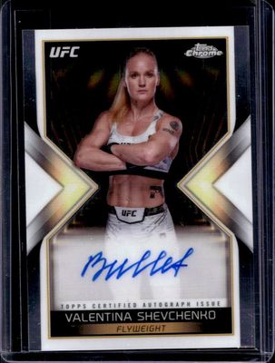 2024 Topps Chrome UFC #MEA-VSH Main Event Autographs