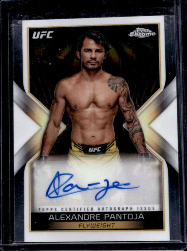 Alexandre Pantoja 2024 Topps Chrome UFC #MEA-APA Main Event Autographs RAW
