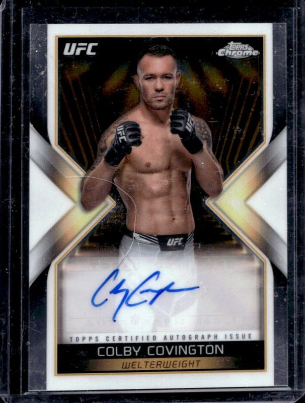 2024 Topps Chrome UFC #MEA-CCO Main Event Autographs