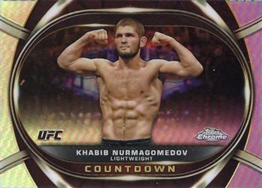 Khabib Nurmagomedov 2024 Topps Chrome UFC #COU-28 Countdown RAW