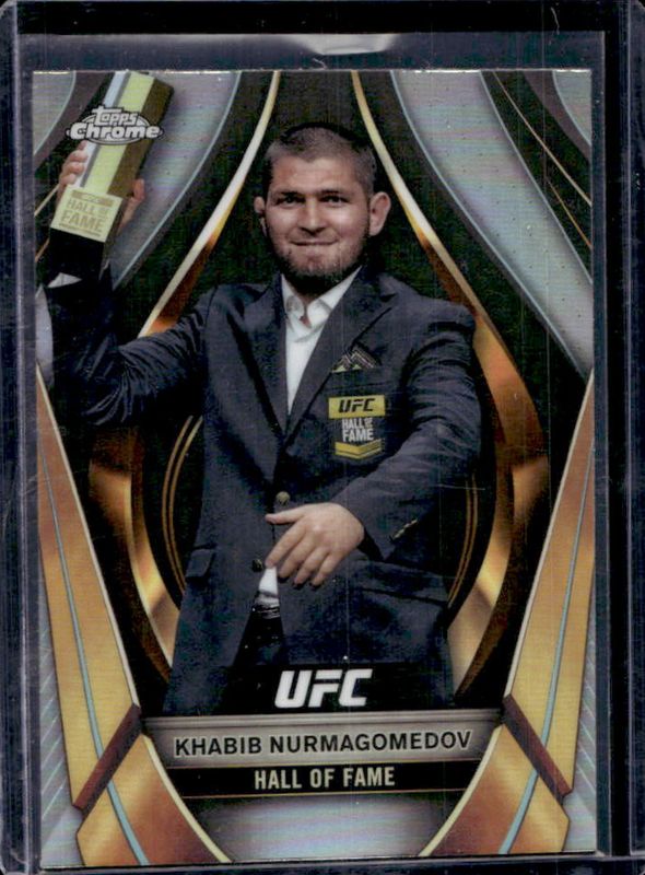 Khabib Nurmagomedov 2024 Topps Chrome UFC #EMB-2 Embedded - Refractor RAW
