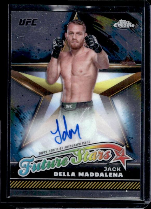 Jack Della Maddalena 2024 Topps Chrome UFC #FSA-JDM Future Stars Autographs RAW