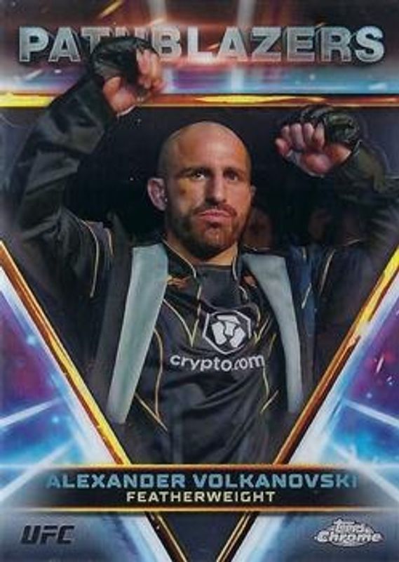 Alexander Volkanovski 2024 Topps Chrome UFC #PTH-2 Pathblazers RAW