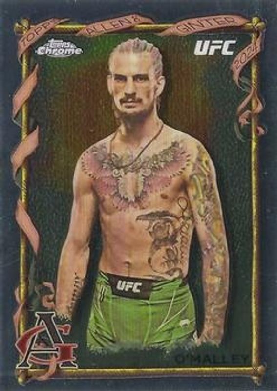 Sean O'Malley 2024 Topps Chrome UFC #AAG-23 Allen & Ginter RAW