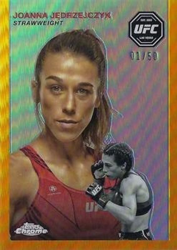 2024 Topps Chrome UFC #FFT-24 1954 Topps - Gold Refractor /50
