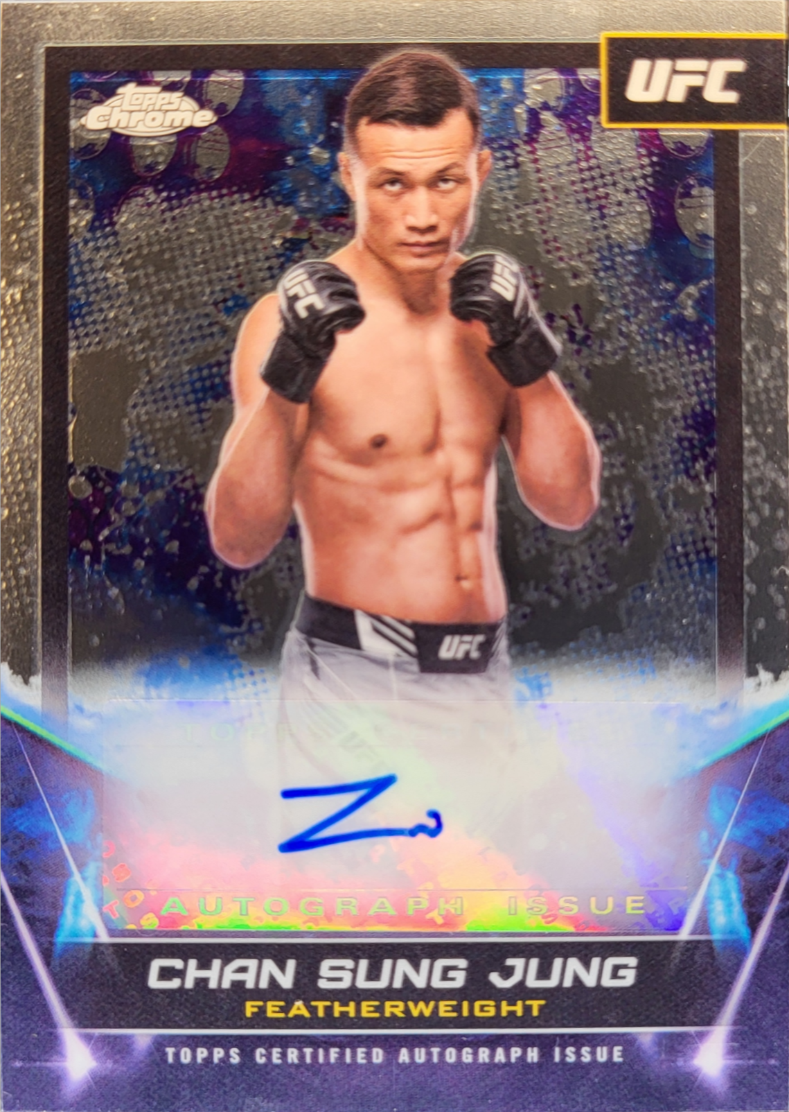Chan Sung Jung 2024 Topps Chrome UFC #FNA-CSJ UFC Signatures Price ...