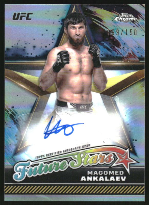2024 Topps Chrome UFC #FSA-MAN Future Stars Autographs - Refractor /150