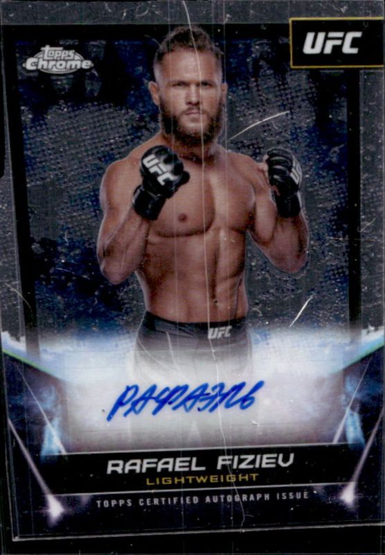 Rafael Fiziev 2024 Topps Chrome UFC #FNA-RFI UFC Signatures RAW