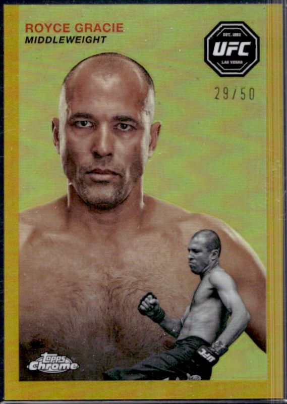 2024 Topps Chrome UFC #FFT-2 1954 Topps - Gold Refractor /50