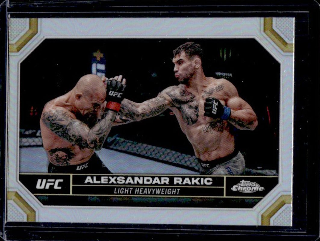 Aleksandar Rakic 2024 Topps Chrome UFC #11 Refractor RAW