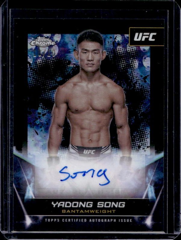 2024 Topps Chrome UFC #FNA-SYA UFC Signatures - Black Refractor /10