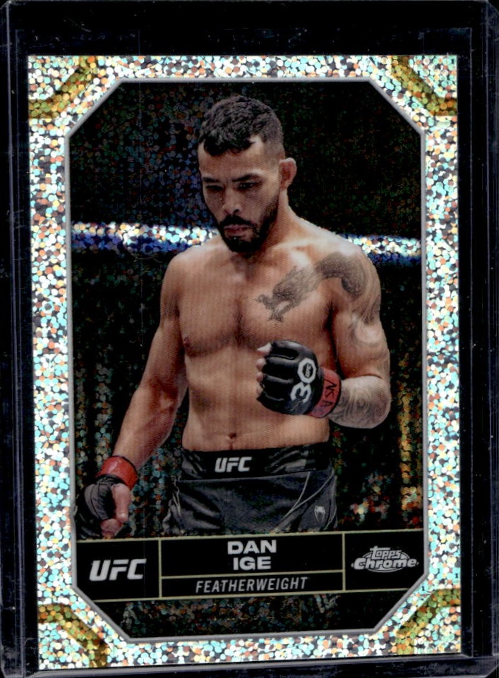 Dan Ige 2024 Topps Chrome UFC #55 Speckle Refractor /299 Price Guide ...