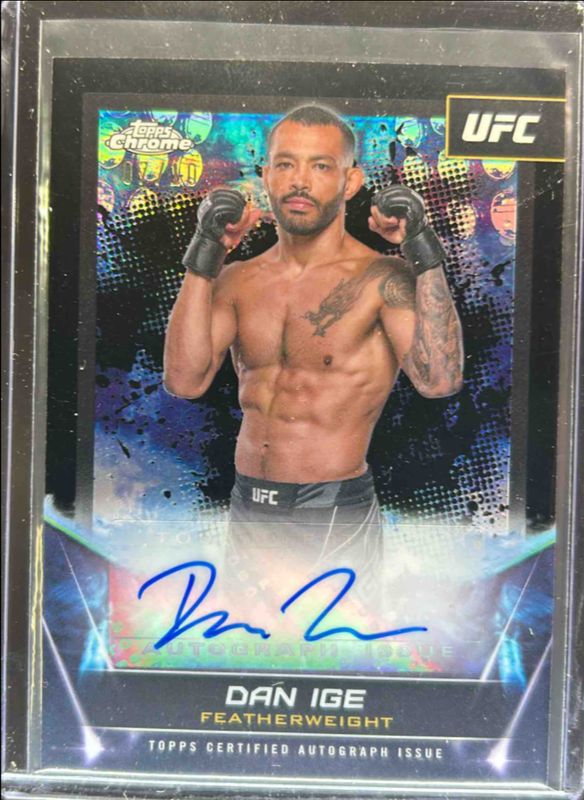2024 Topps Chrome UFC #FNA-DIG UFC Signatures - Black Refractor /10
