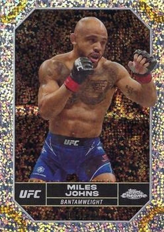 2024 Topps Chrome UFC #140 Speckle Refractor /299