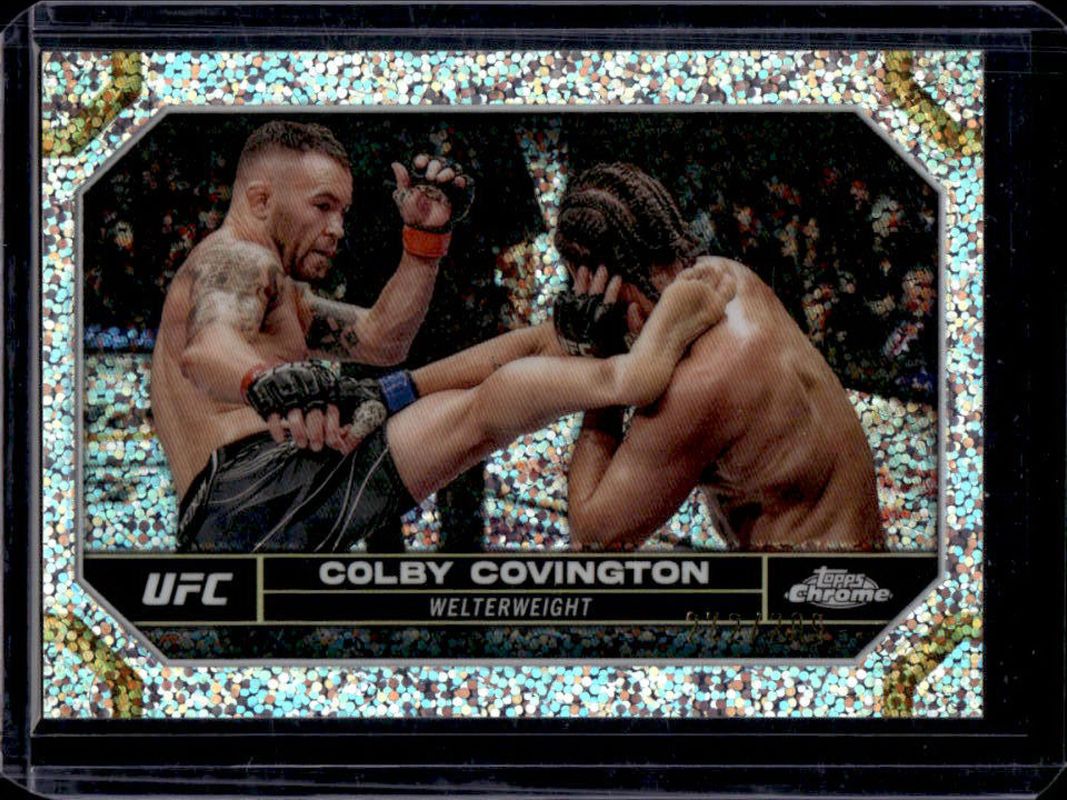 2024 Topps Chrome UFC #48 Speckle Refractor /299