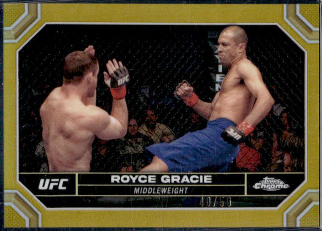 2024 Topps Chrome UFC #170 Gold Refractor /50