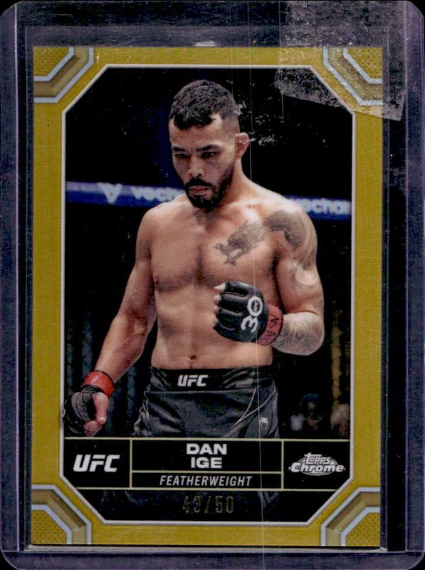 2024 Topps Chrome UFC #55 Gold Refractor /50