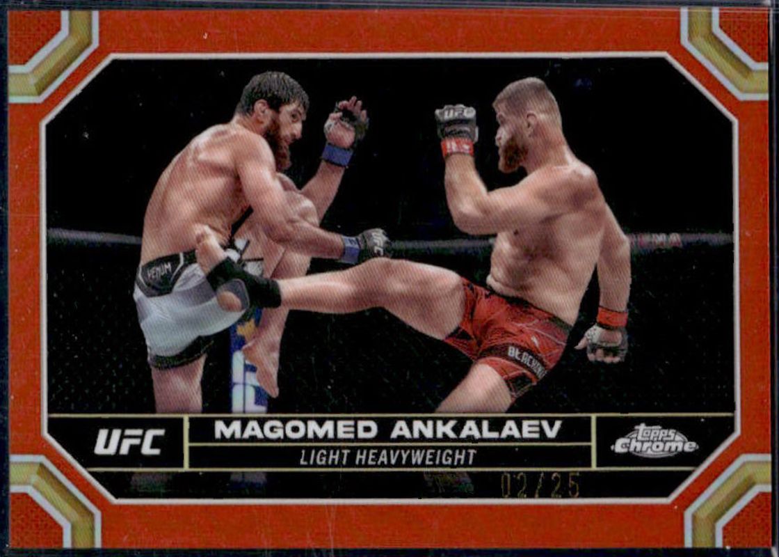 2024 Topps Chrome UFC #118 Orange Refractor /25
