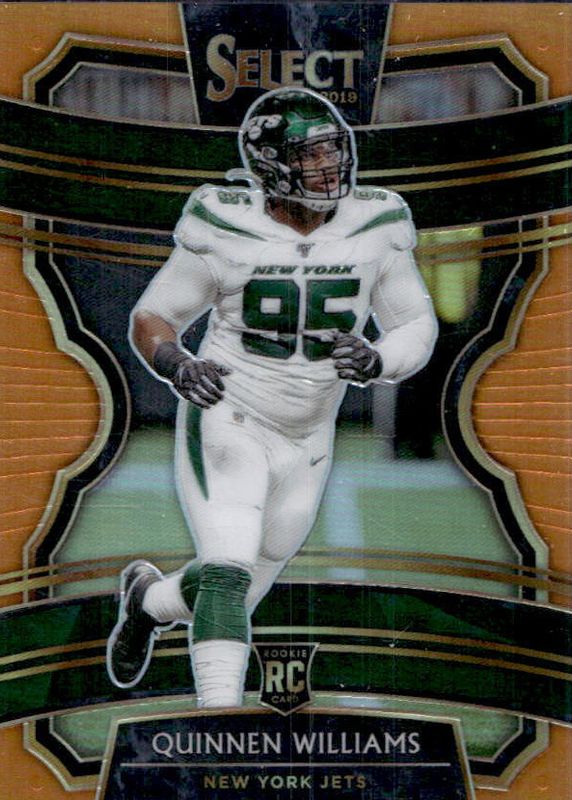 Quinnen Williams 2019 Select #79 Concourse Orange /49 Rookie RAW