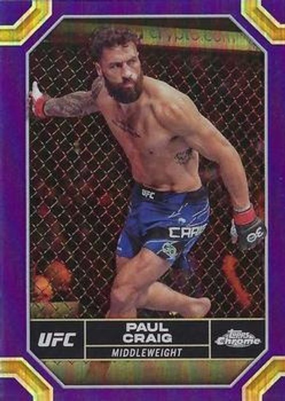 2024 Topps Chrome UFC #153 Purple Refractor