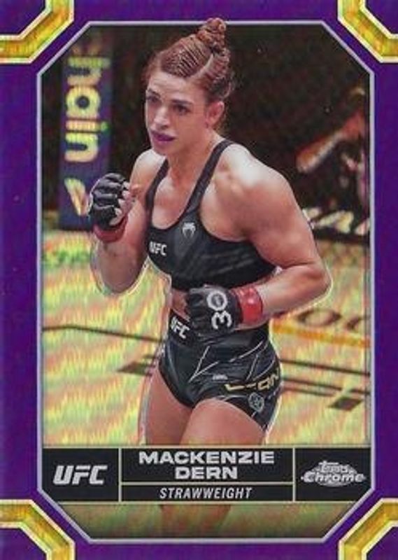 2024 Topps Chrome UFC #117 Purple Refractor