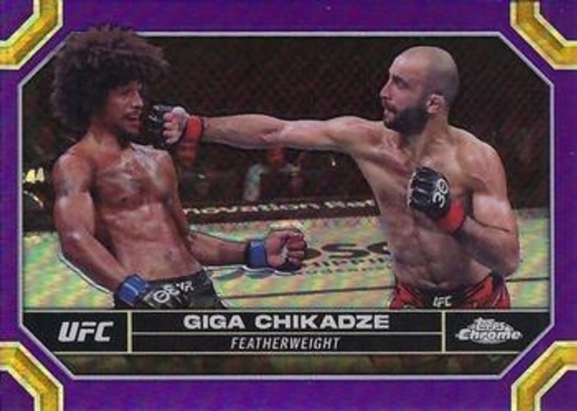 2024 Topps Chrome UFC #69 Purple Refractor